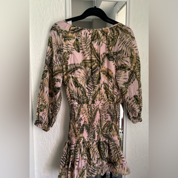 SUBOO Palma Faux-wrap Mini Dress Size 4 - Picture 5 of 5